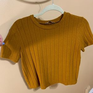 Mustard yellow top